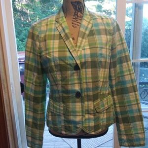 🌷CLOSET SALE🌷Gap pastel plaid blazer/jacket